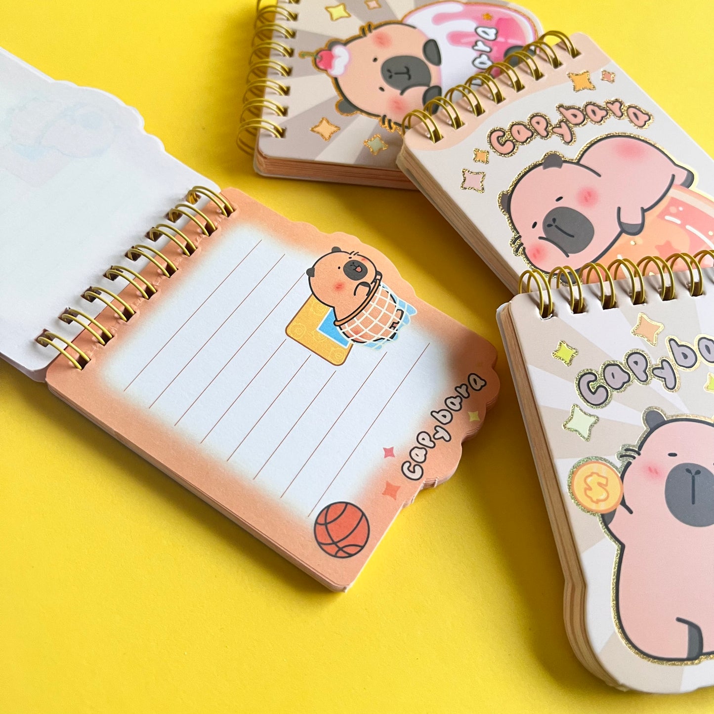 Libreta capibara decorada