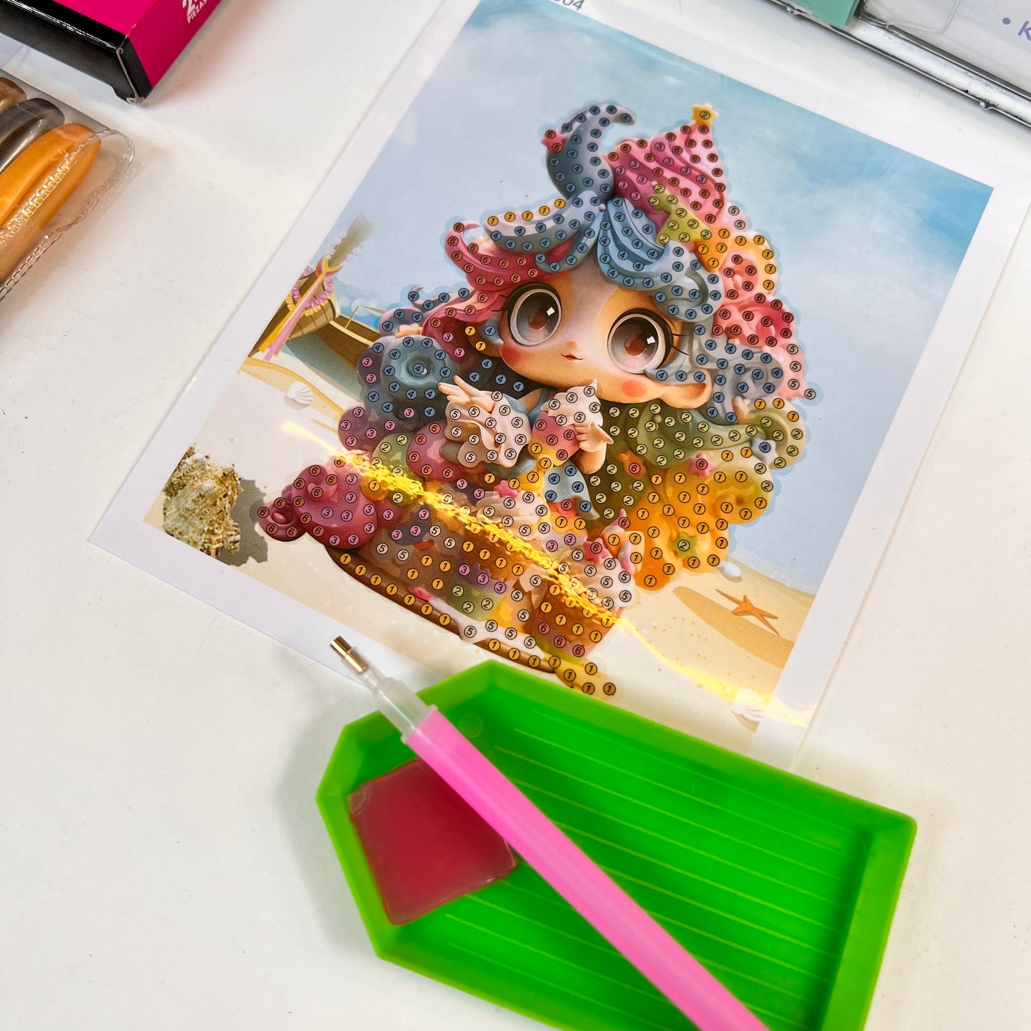 Diamond painting cuadro aleatorio