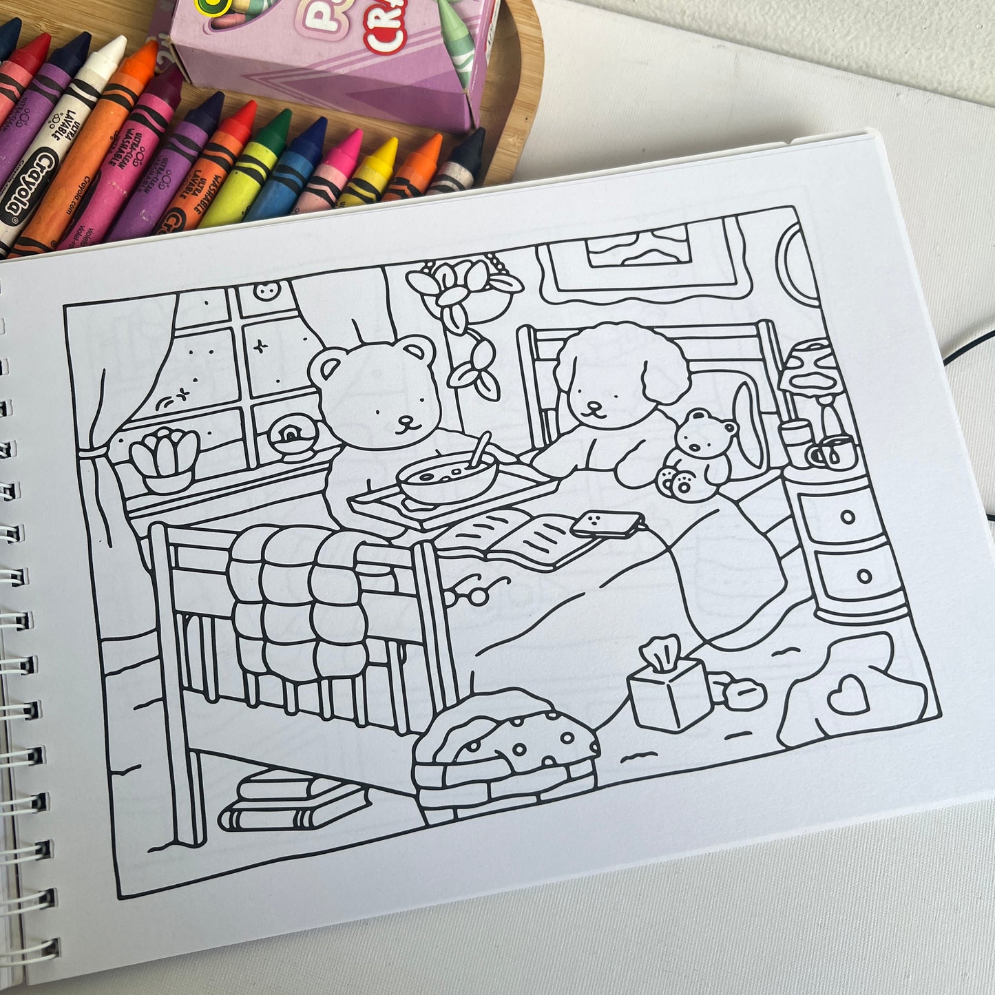 Libro para colorear Ositos