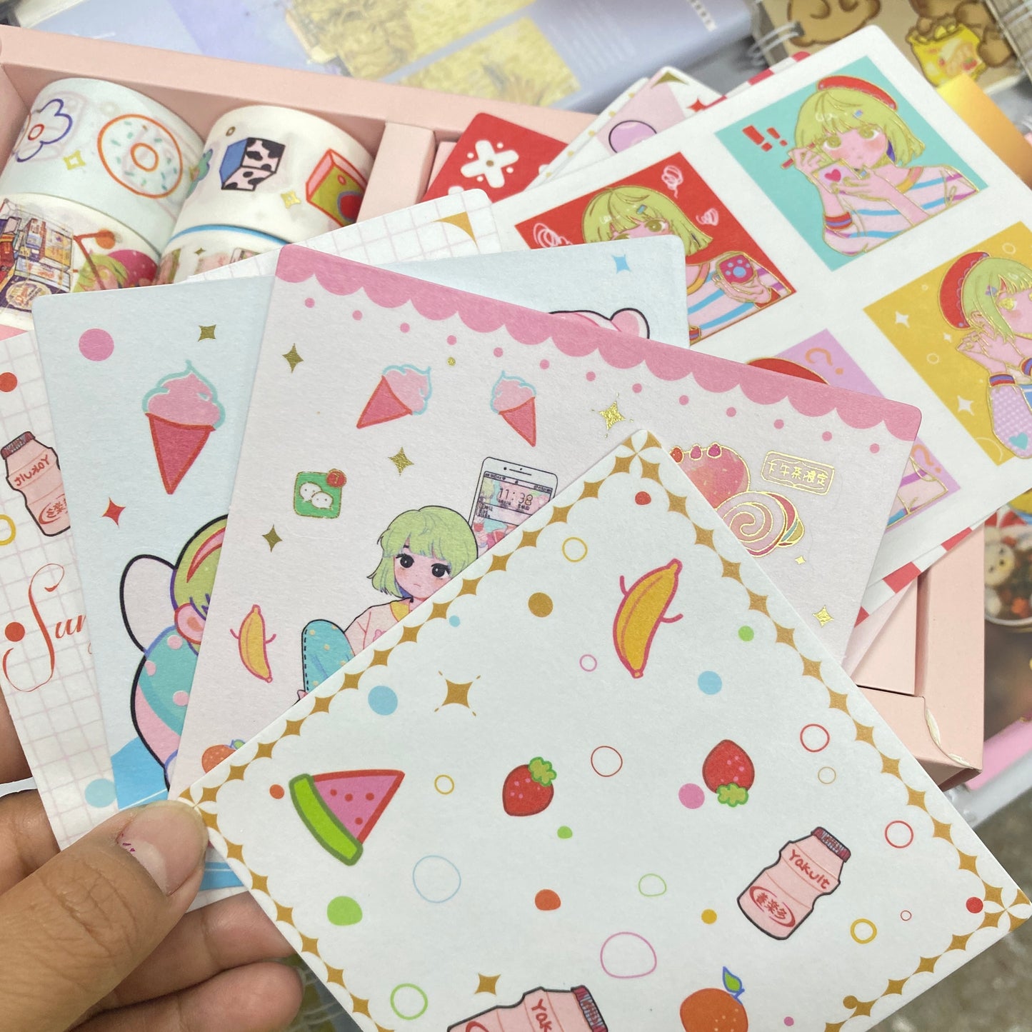 Washi tape + stickers kit