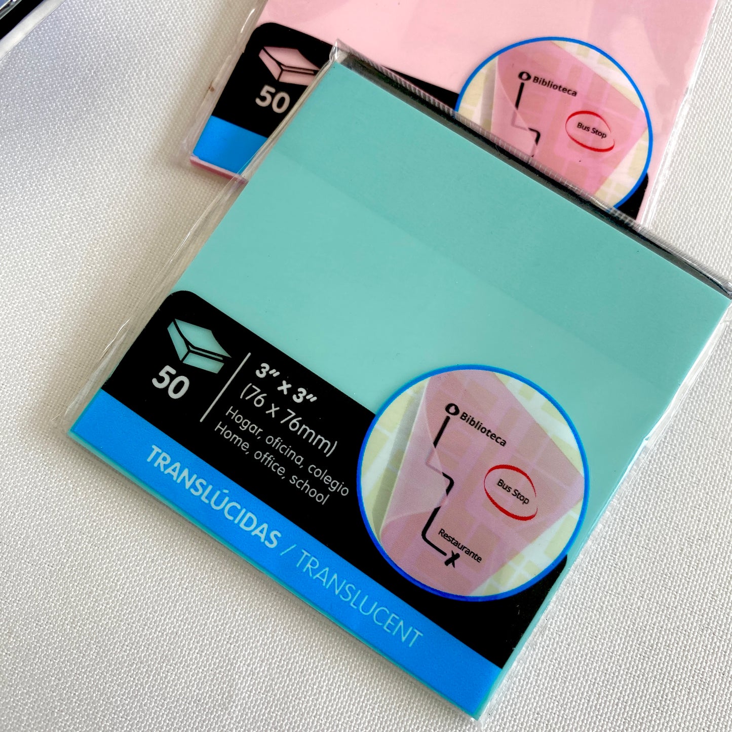 Sticky notes transparente