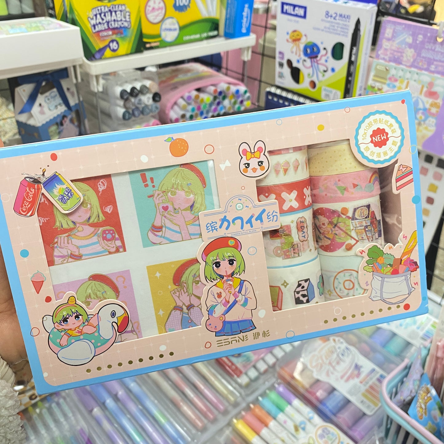 Washi tape + stickers kit