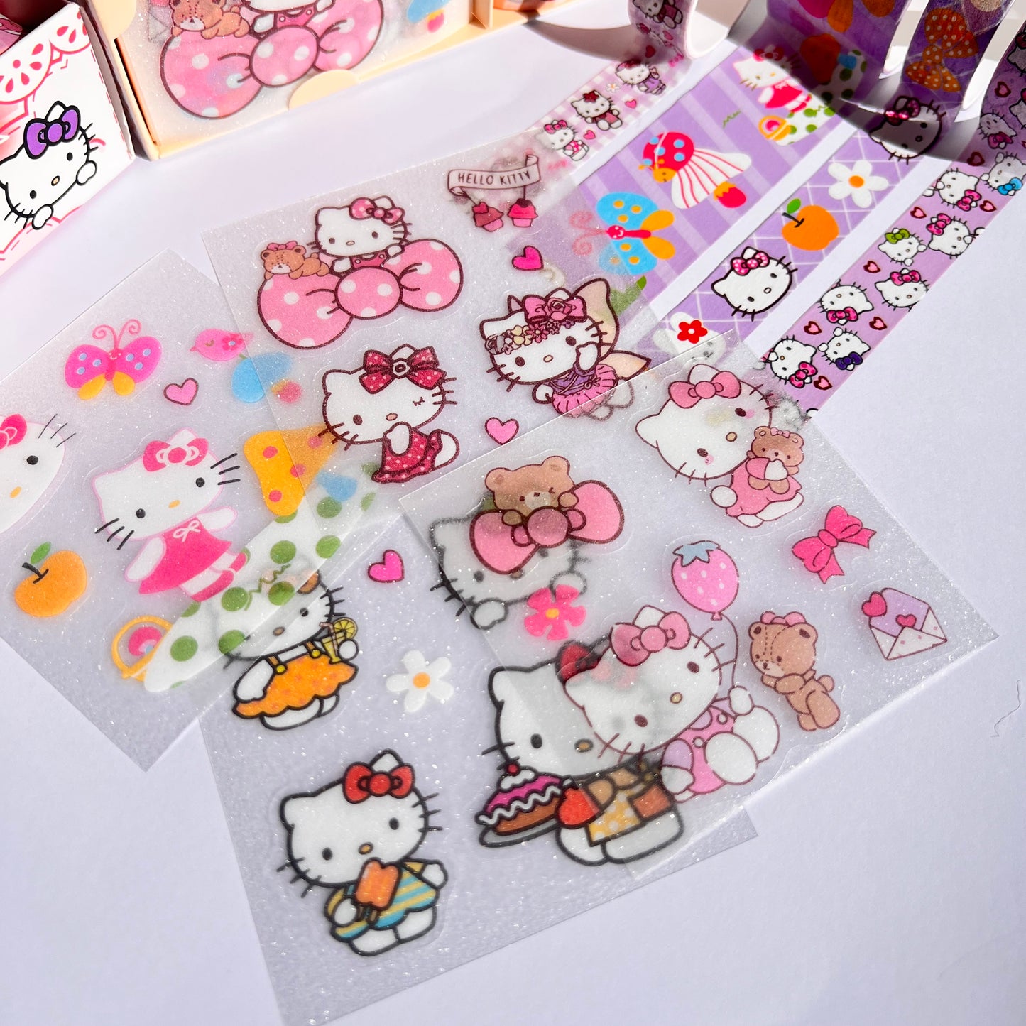 Kit Washi + stickers Kitty aleatorio