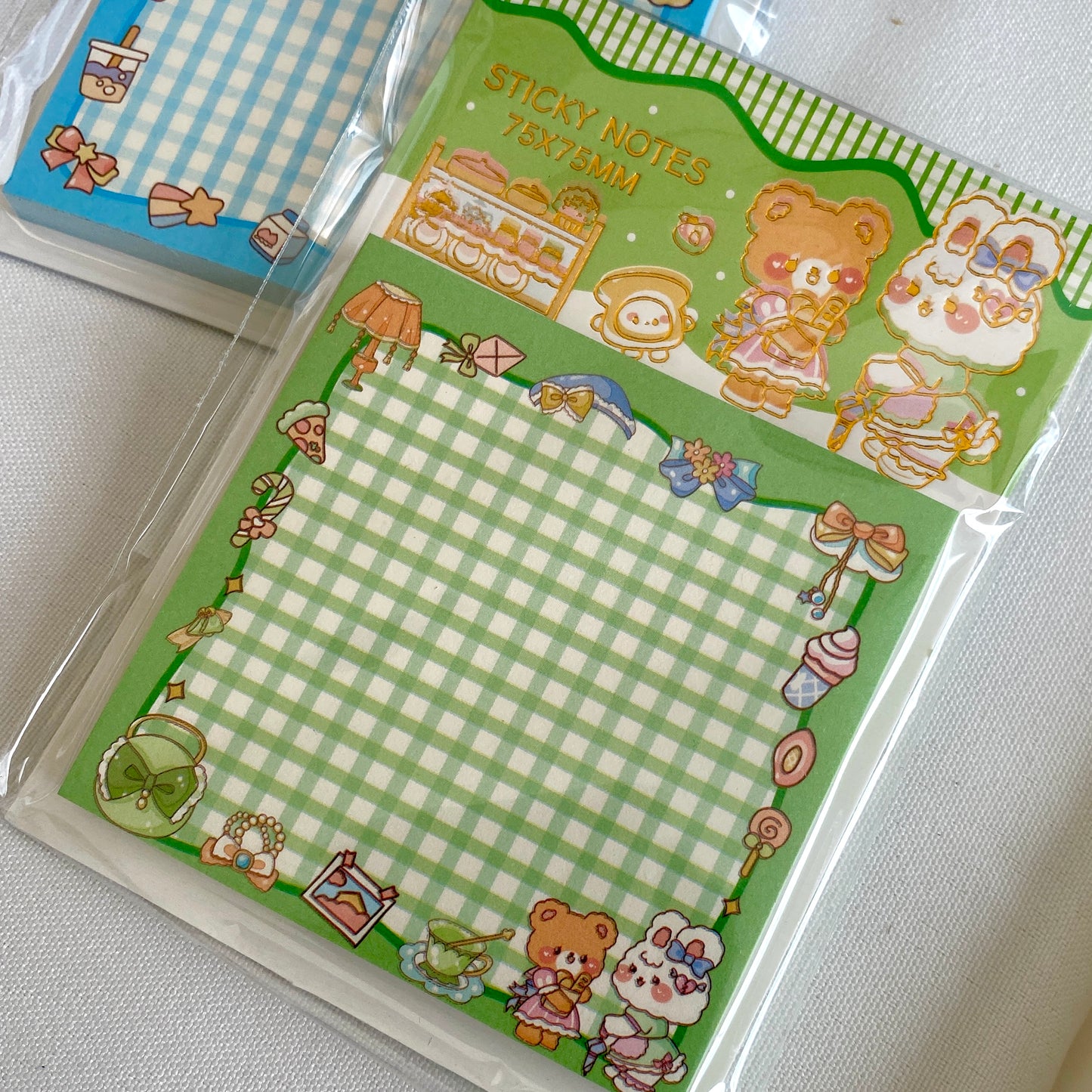 Sticky note - ositos verde