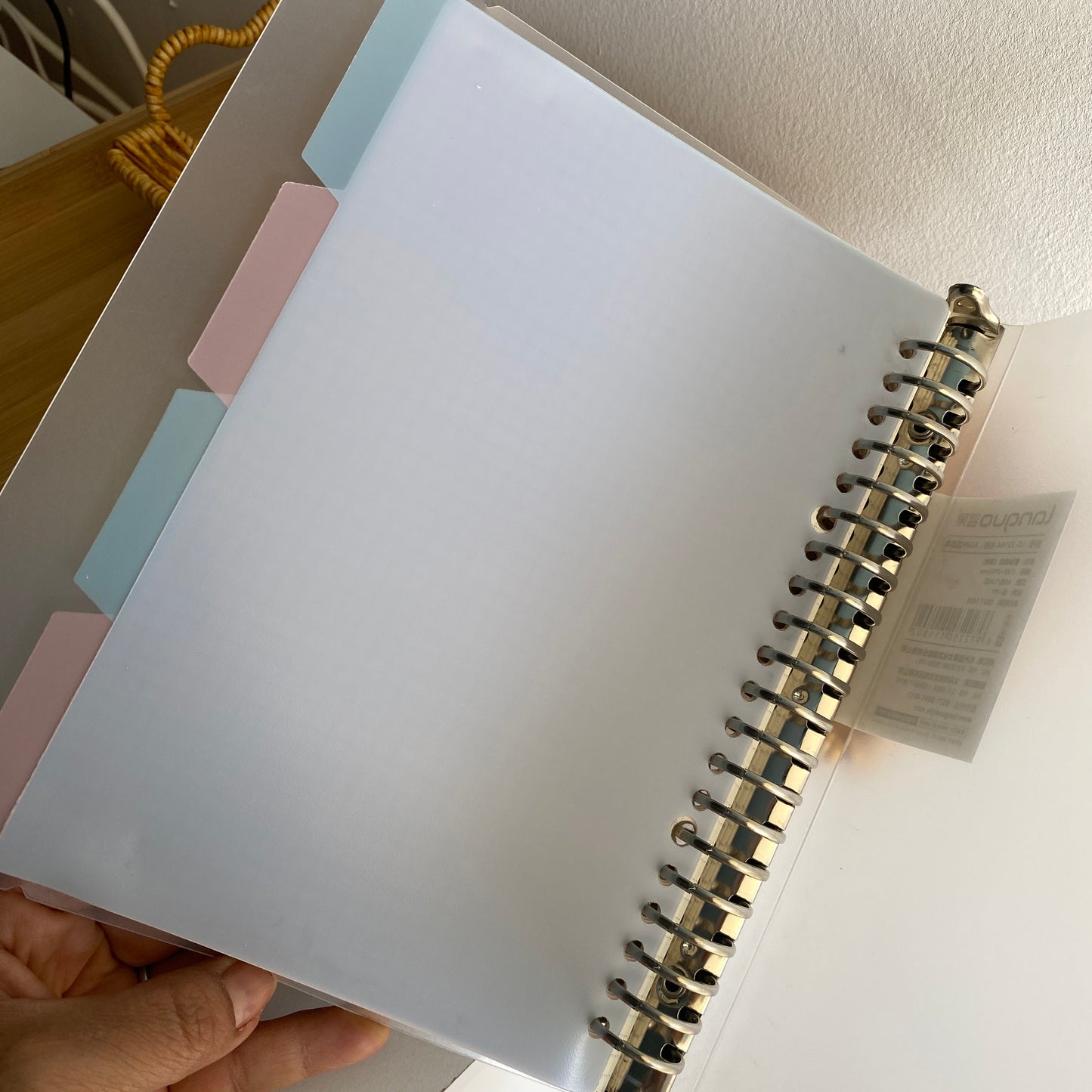 Binder Notebook A5 con separadores