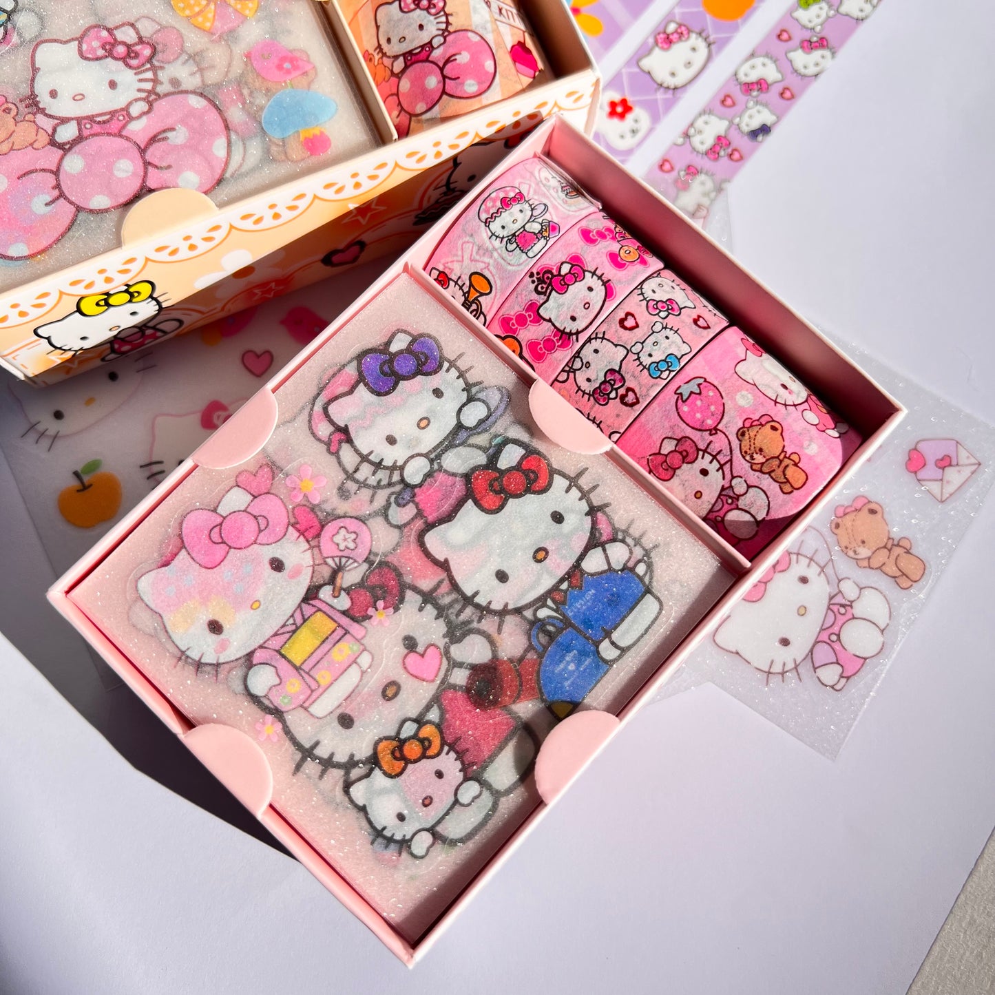 Kit Washi + stickers Kitty aleatorio