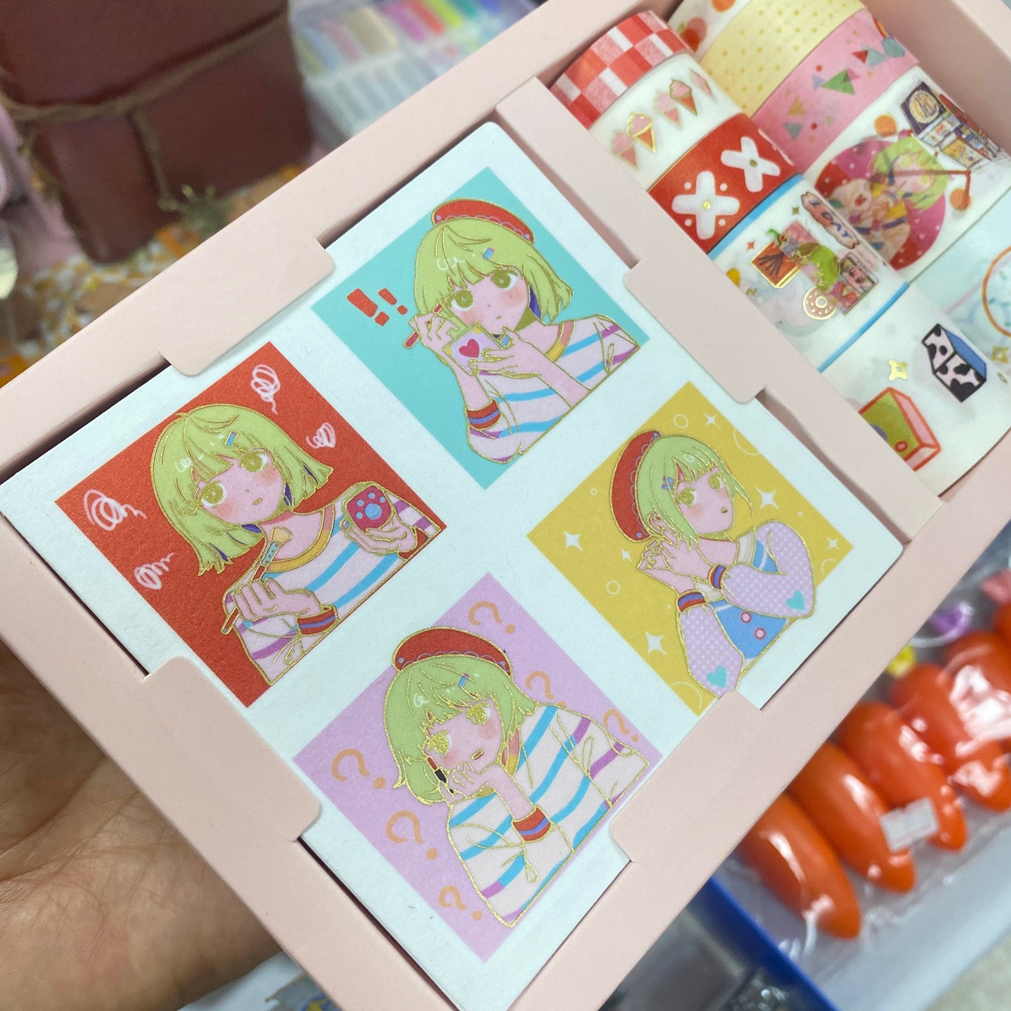 Washi tape + stickers kit