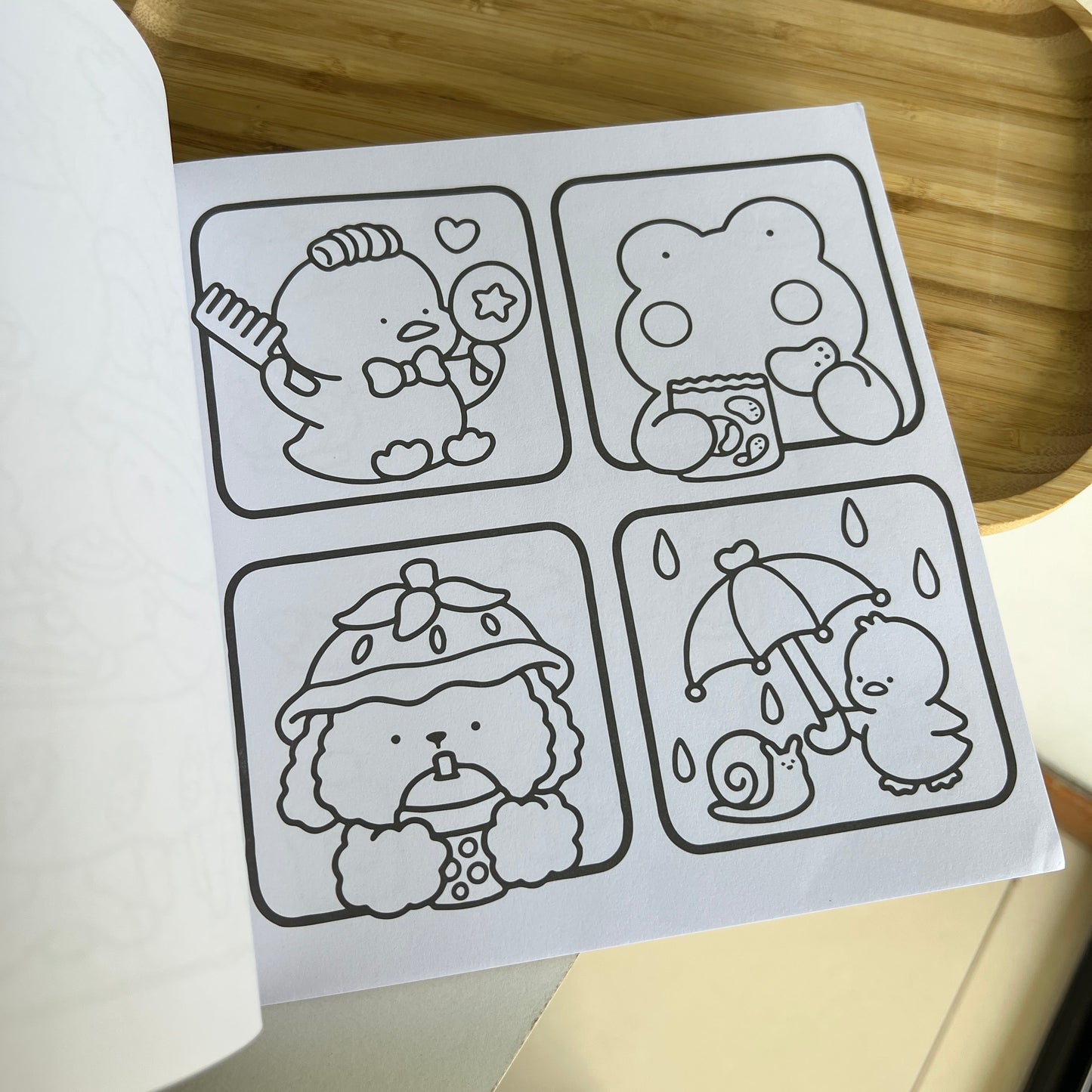 Libro para colorear Comfy Days