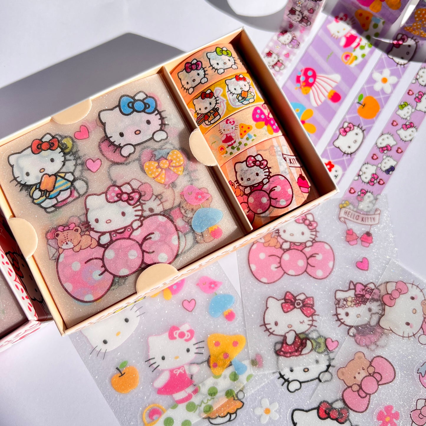 Kit Washi + stickers Kitty aleatorio