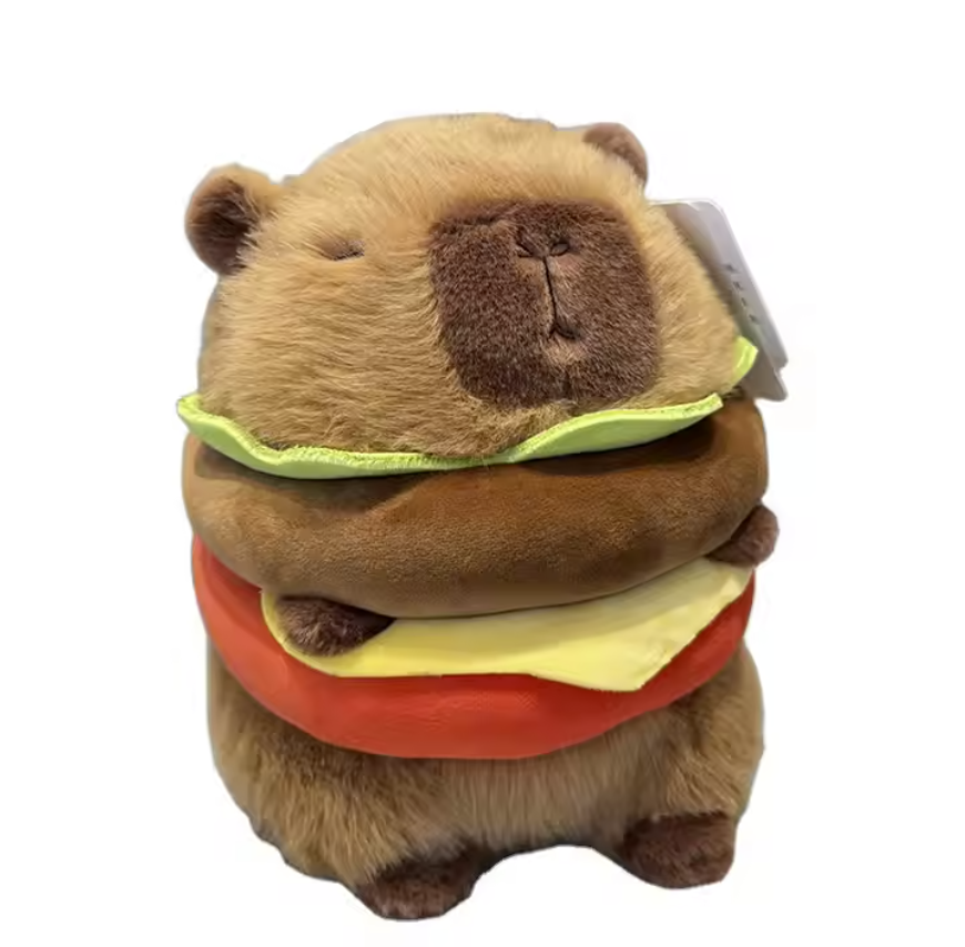 Peluche Capibara Hamburguesa