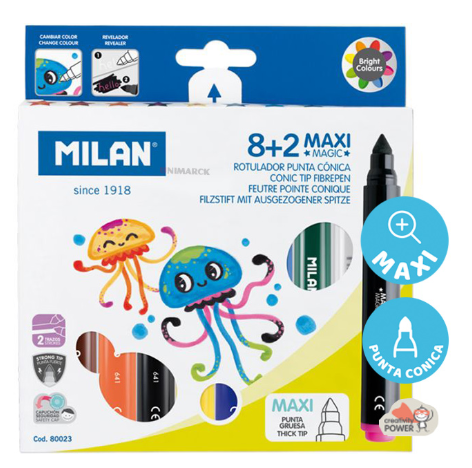 Marcadores marca Milan