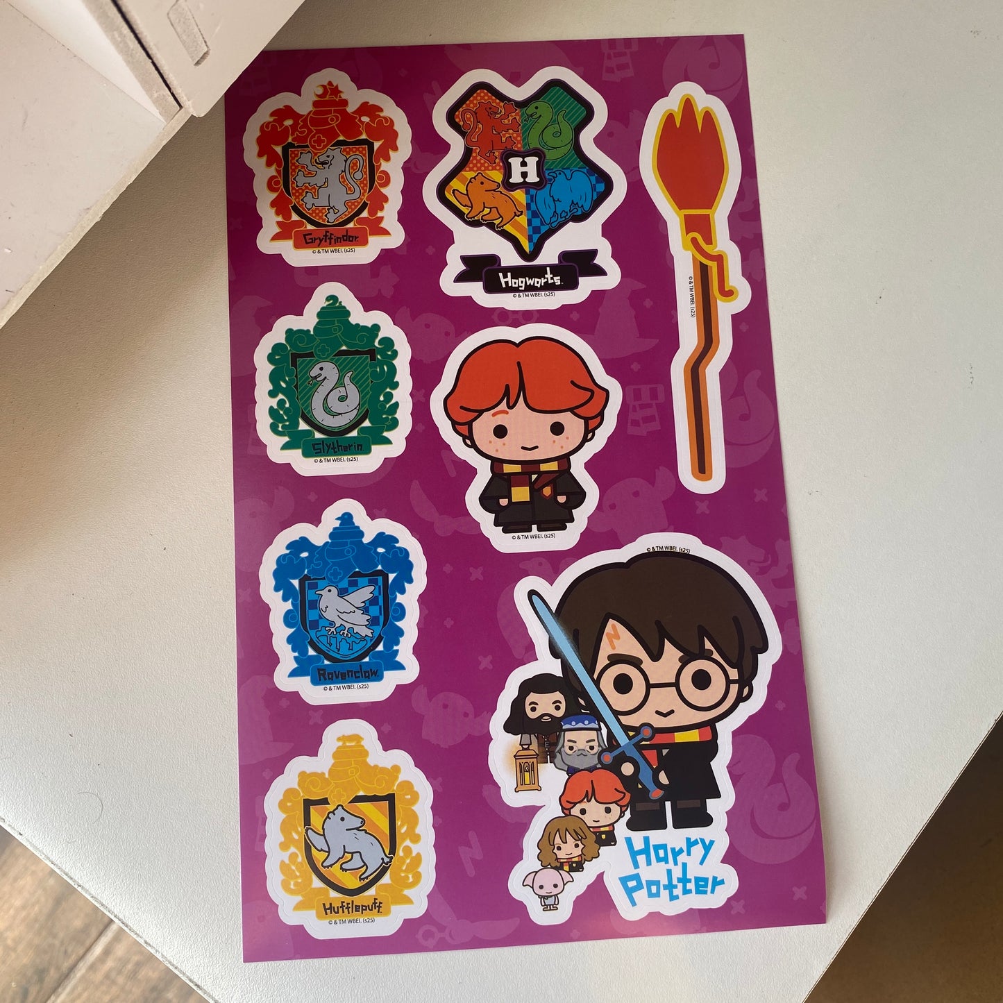 Stickers harry potter plantilla