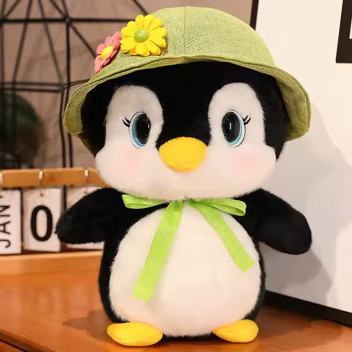 Peluche de Pinguino con gorro