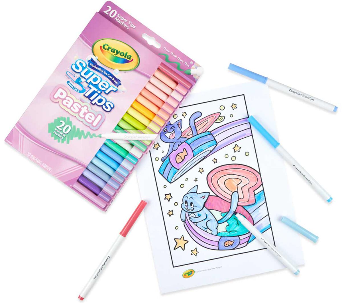 Crayola Supertips 20pcs edición limitada