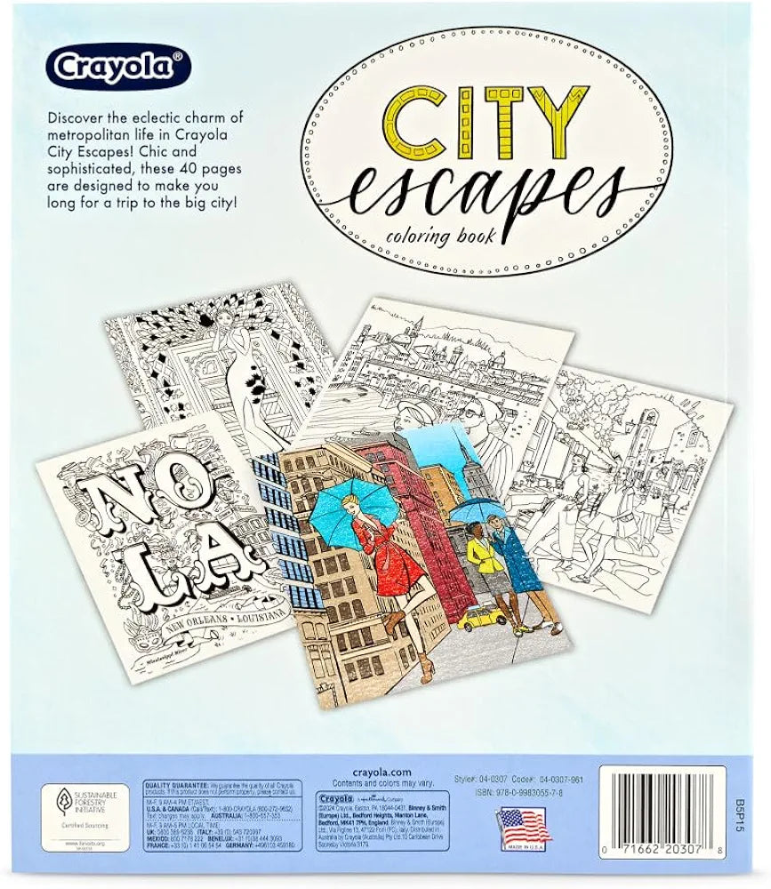 Libro para colorear ciudades
