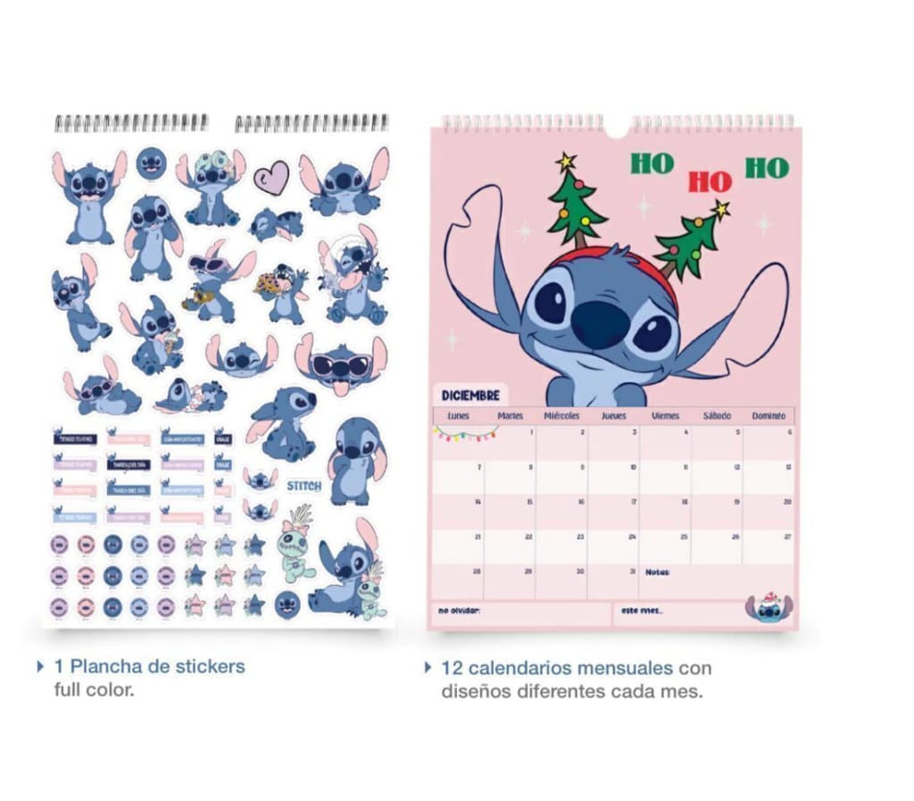 Calendario 2026 - Stitch