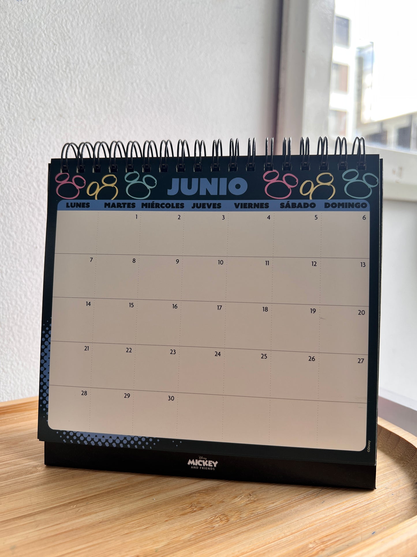 Calendario para escritorio Mickey Mouse 2027