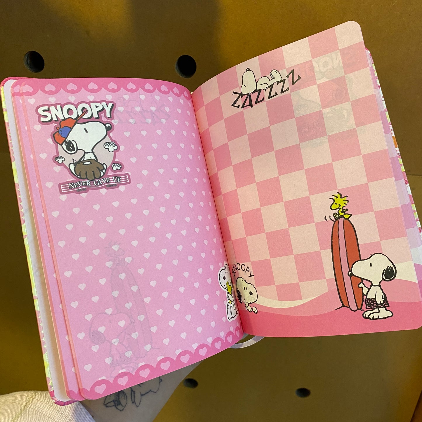 Libreta Acolchada Snoopy béisbol