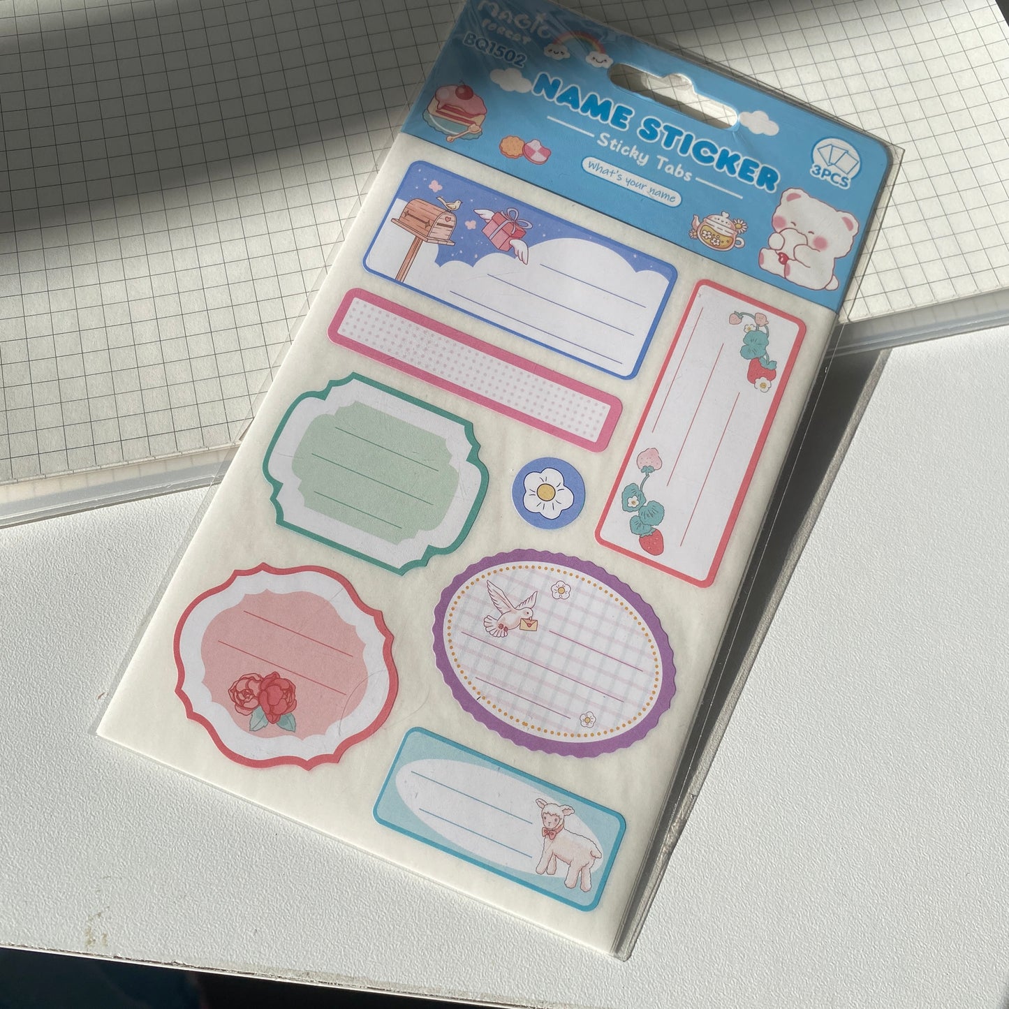 Sticky tabs -Name Sticker