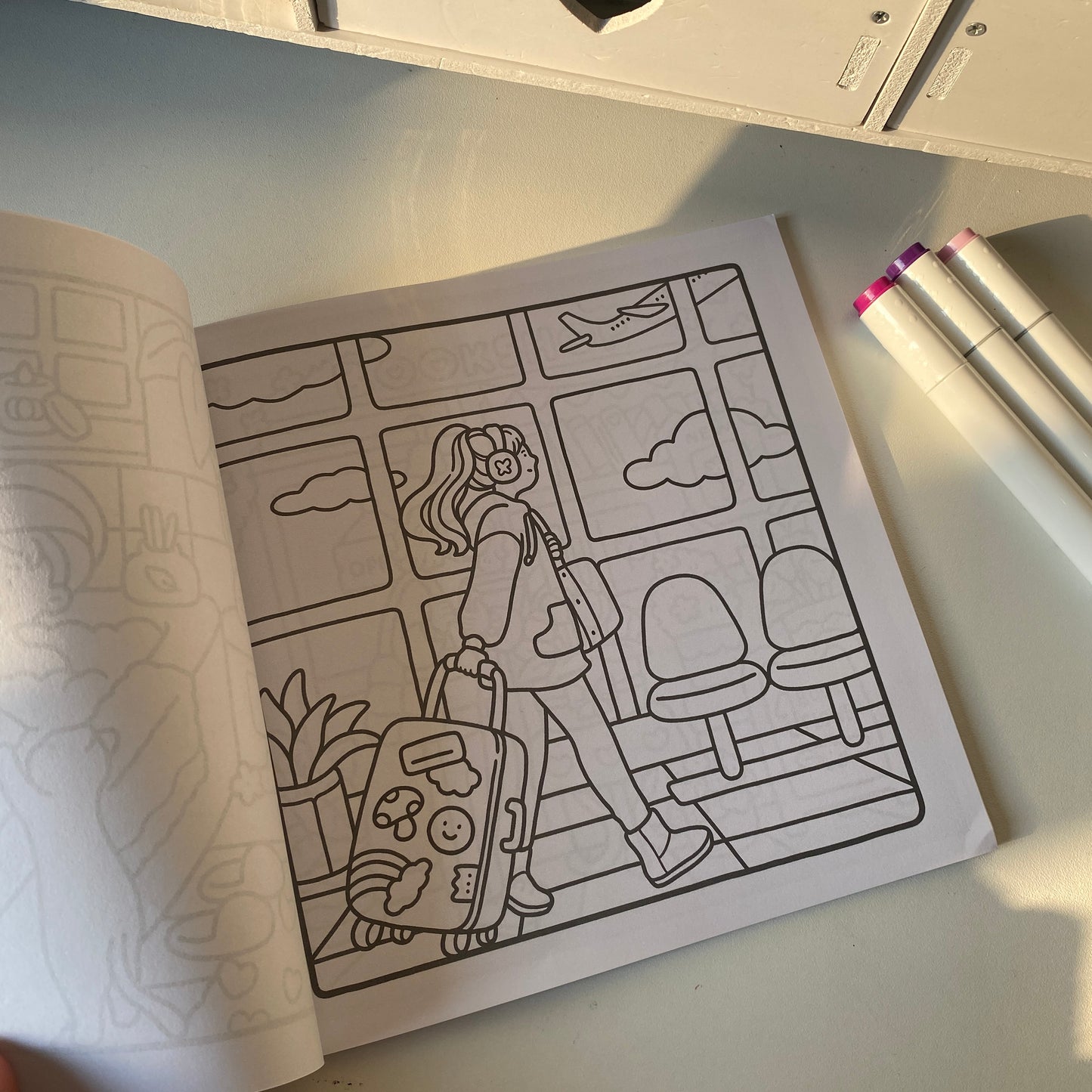 Libro para colorear- Cozy Girl & Friends