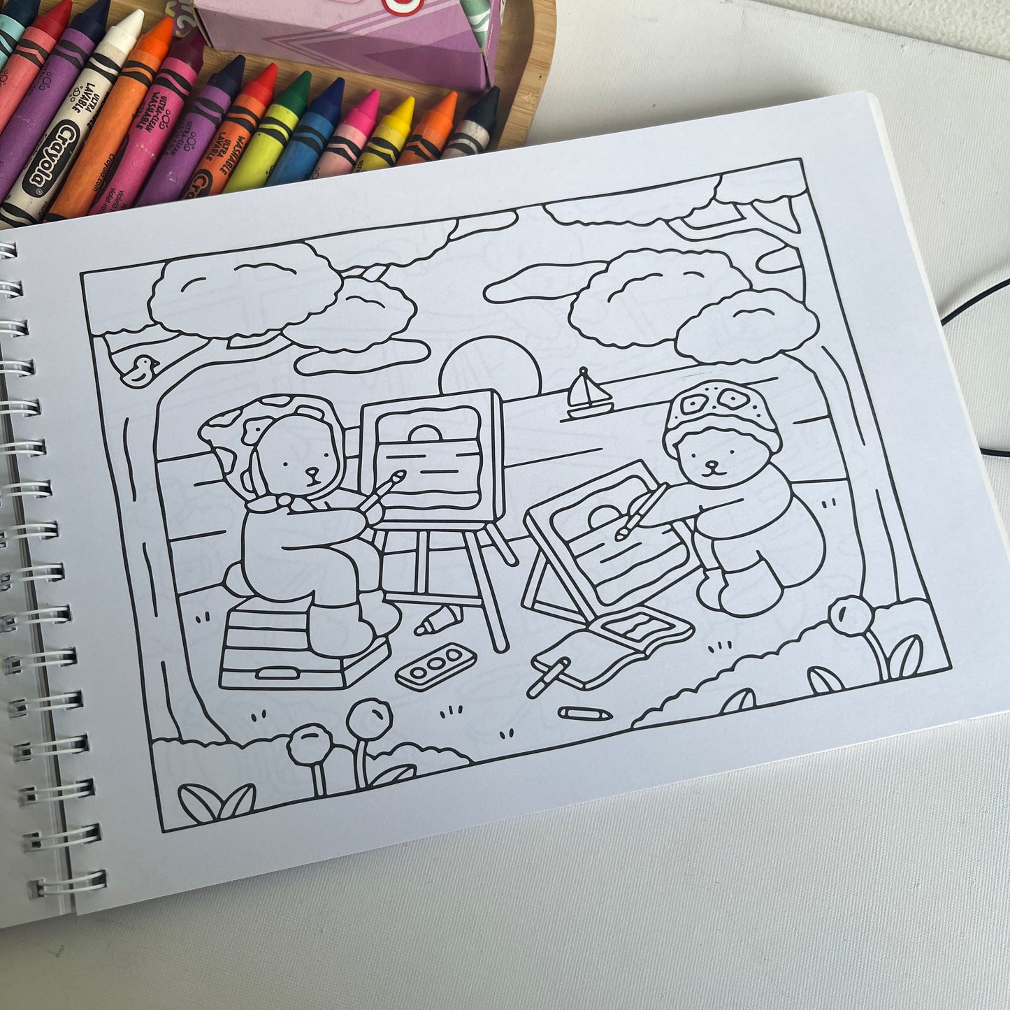 Libro para colorear Ositos
