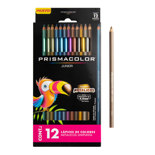 Crayon Prismacolor metálico 12