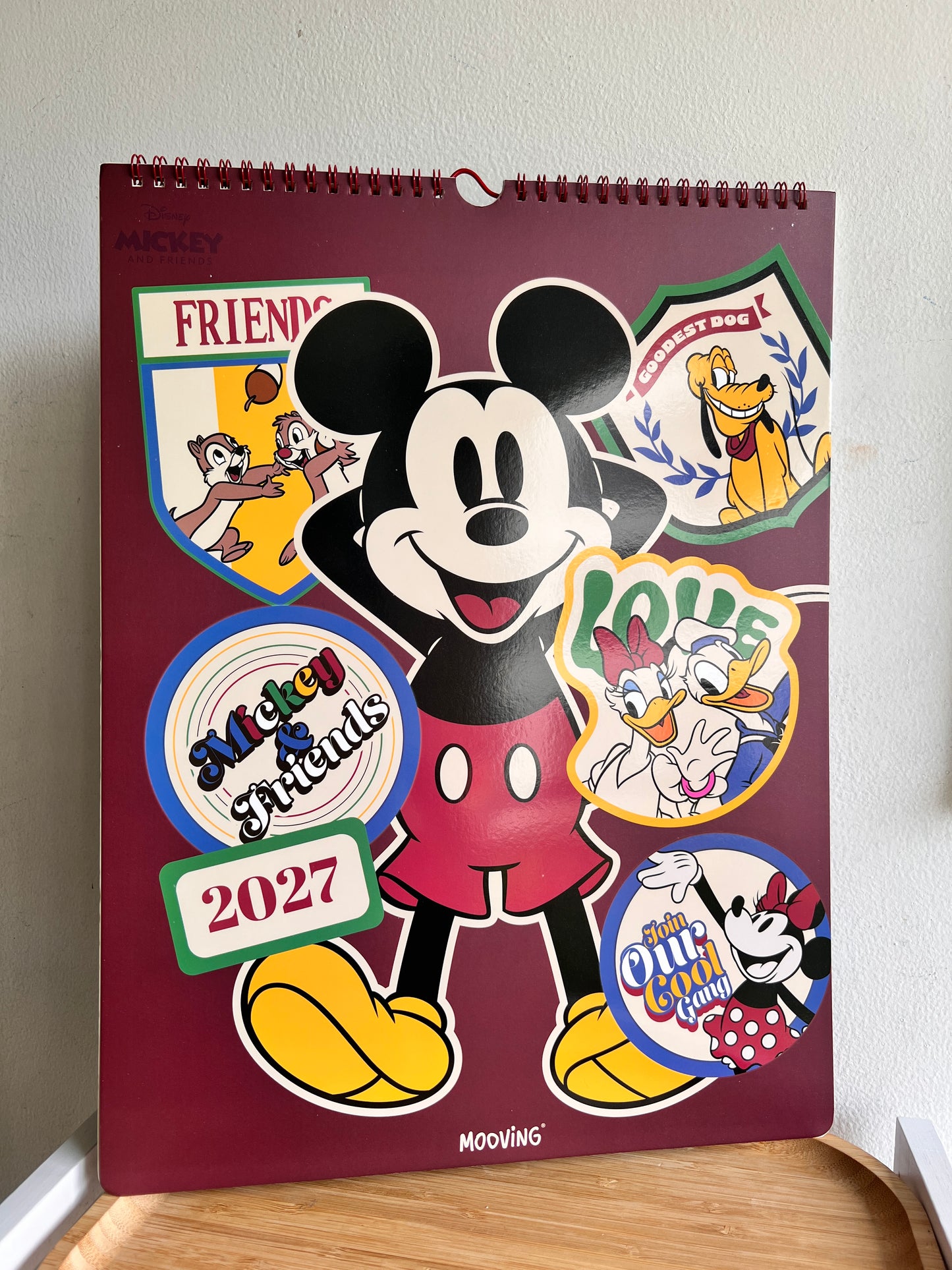 Calendario para pared 2027- Mickey Mouse