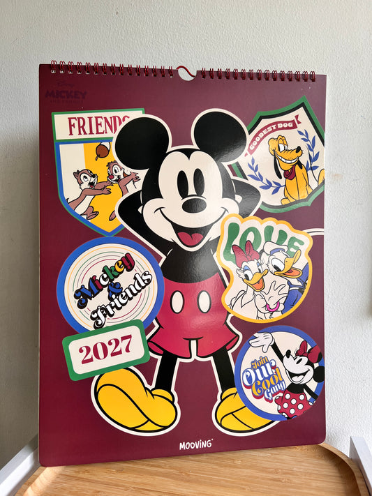 Calendario para pared 2027- Mickey Mouse