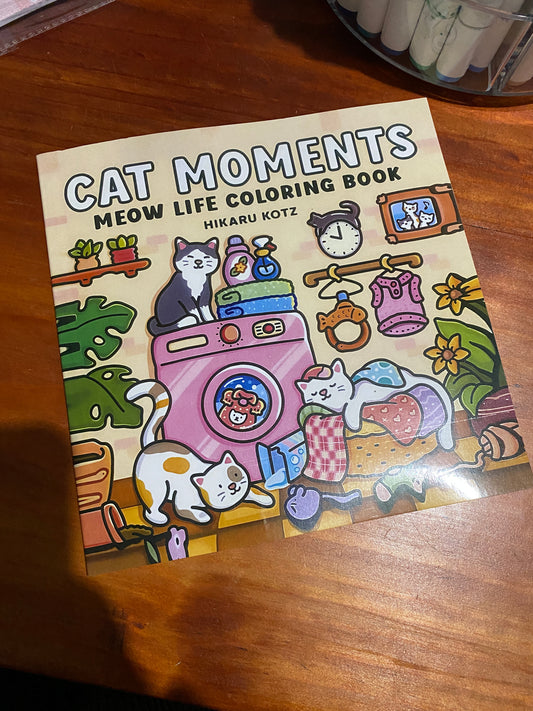 Libro para colorear- Cat Moments