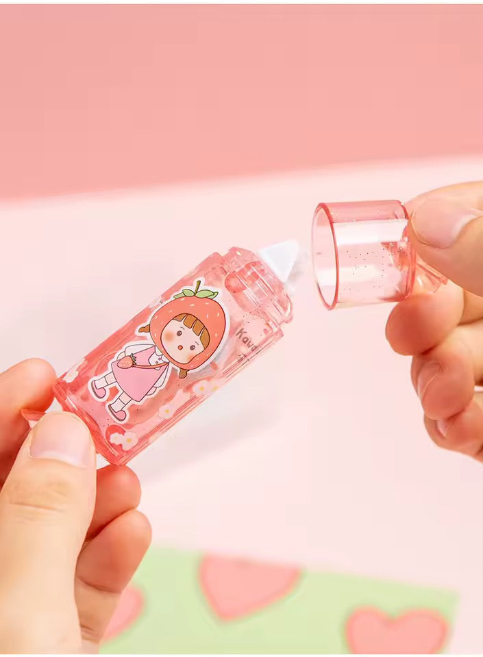 Pegamento en cinta caramelo