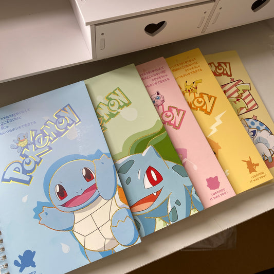 Libreta Pokemon Espiral