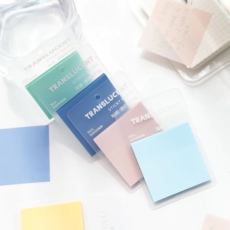 Sticky clear note mini pastel