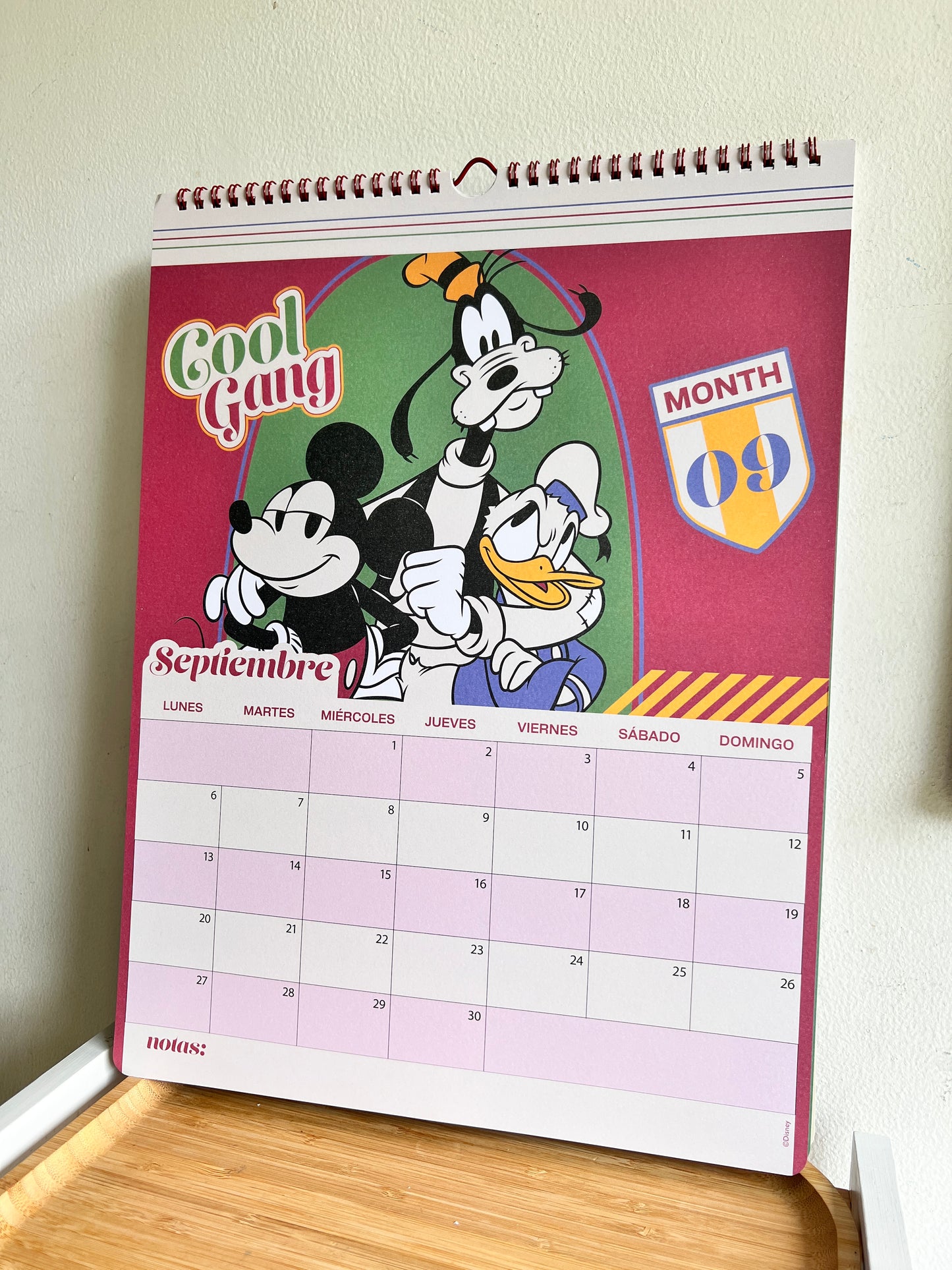 Calendario para pared 2027- Mickey Mouse