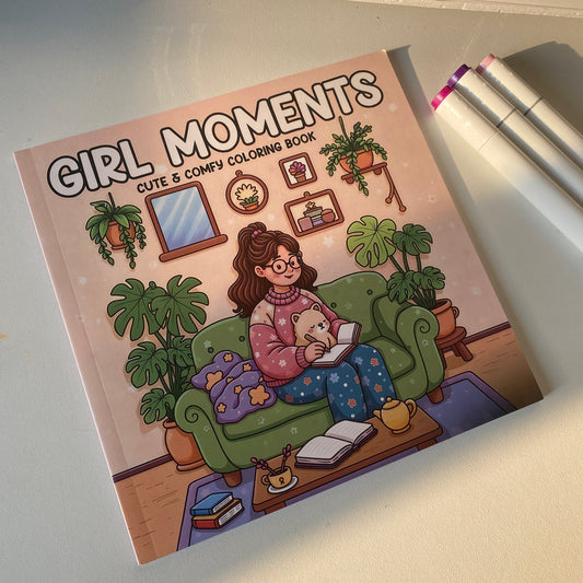 Libro para colorear- Girl Moments