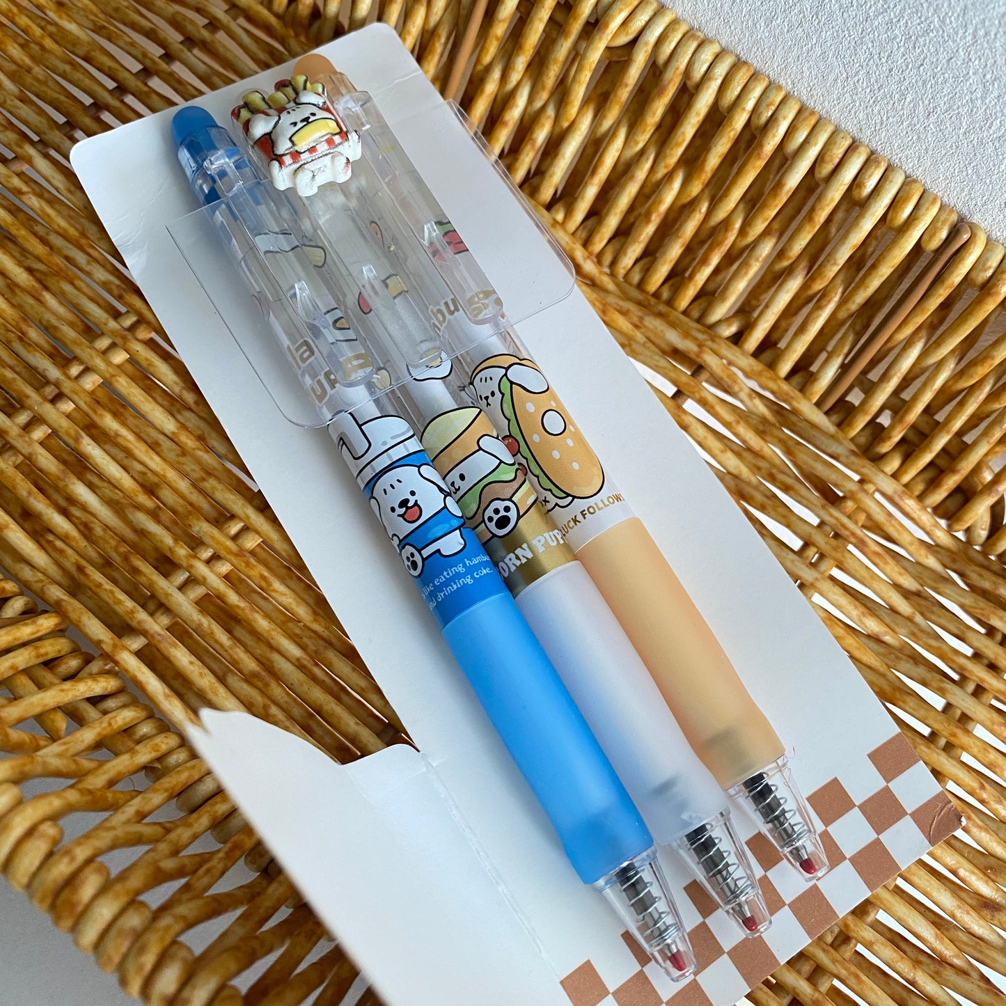 Lapicero borrable puppy set
