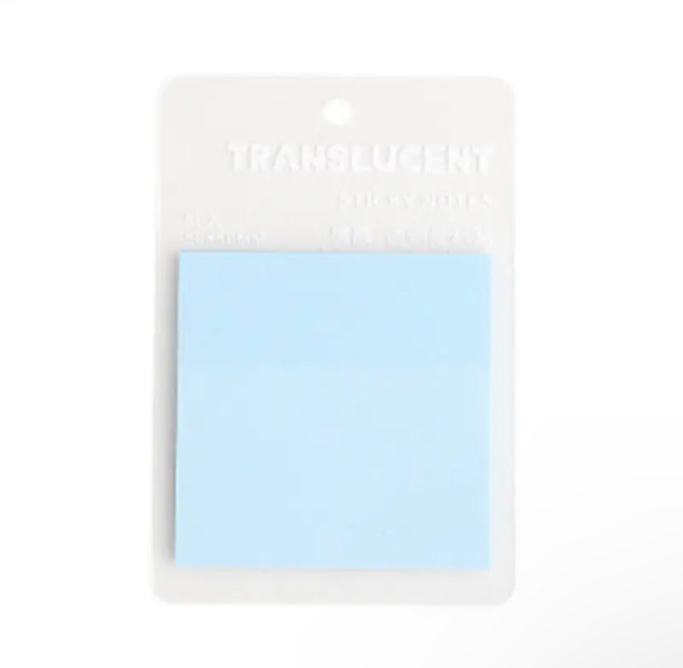 Sticky clear note mini pastel