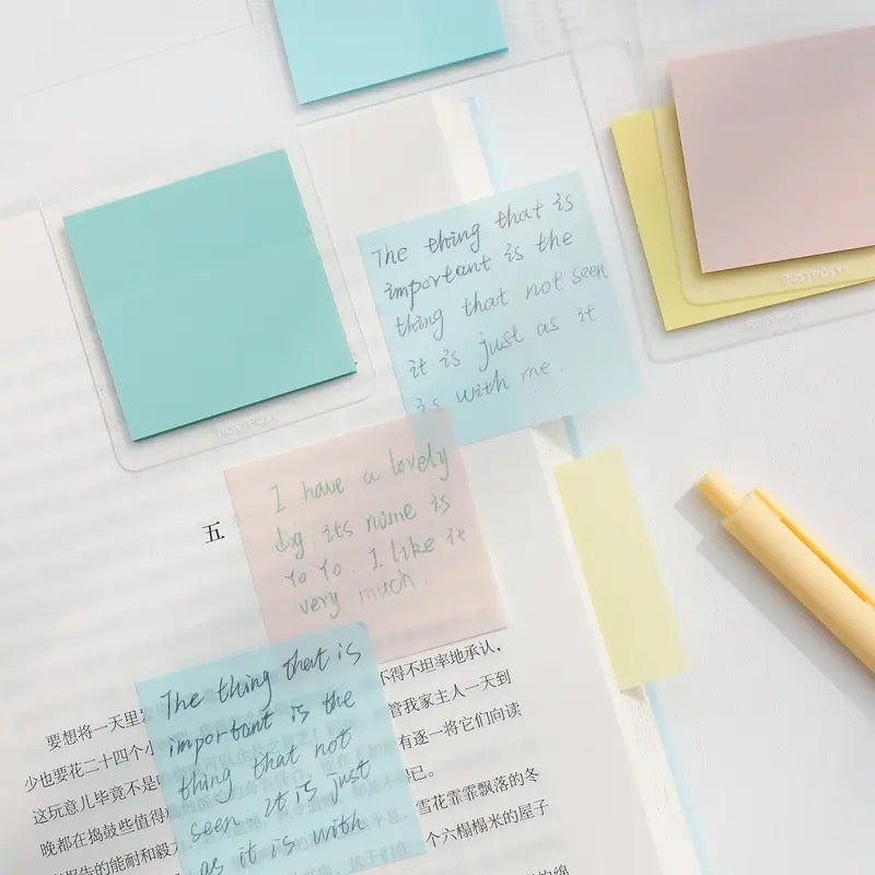 Sticky clear note mini pastel