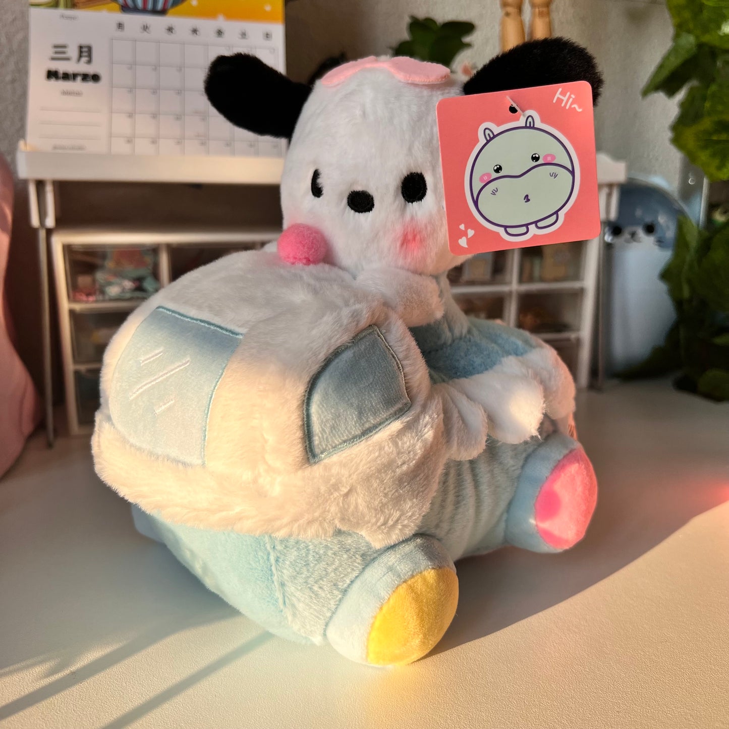 Peluche Sanrio carrito