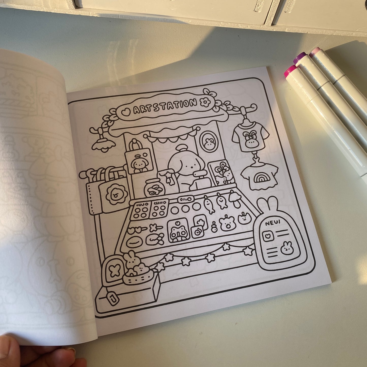 Libro para colorear -Fuzzy Friend