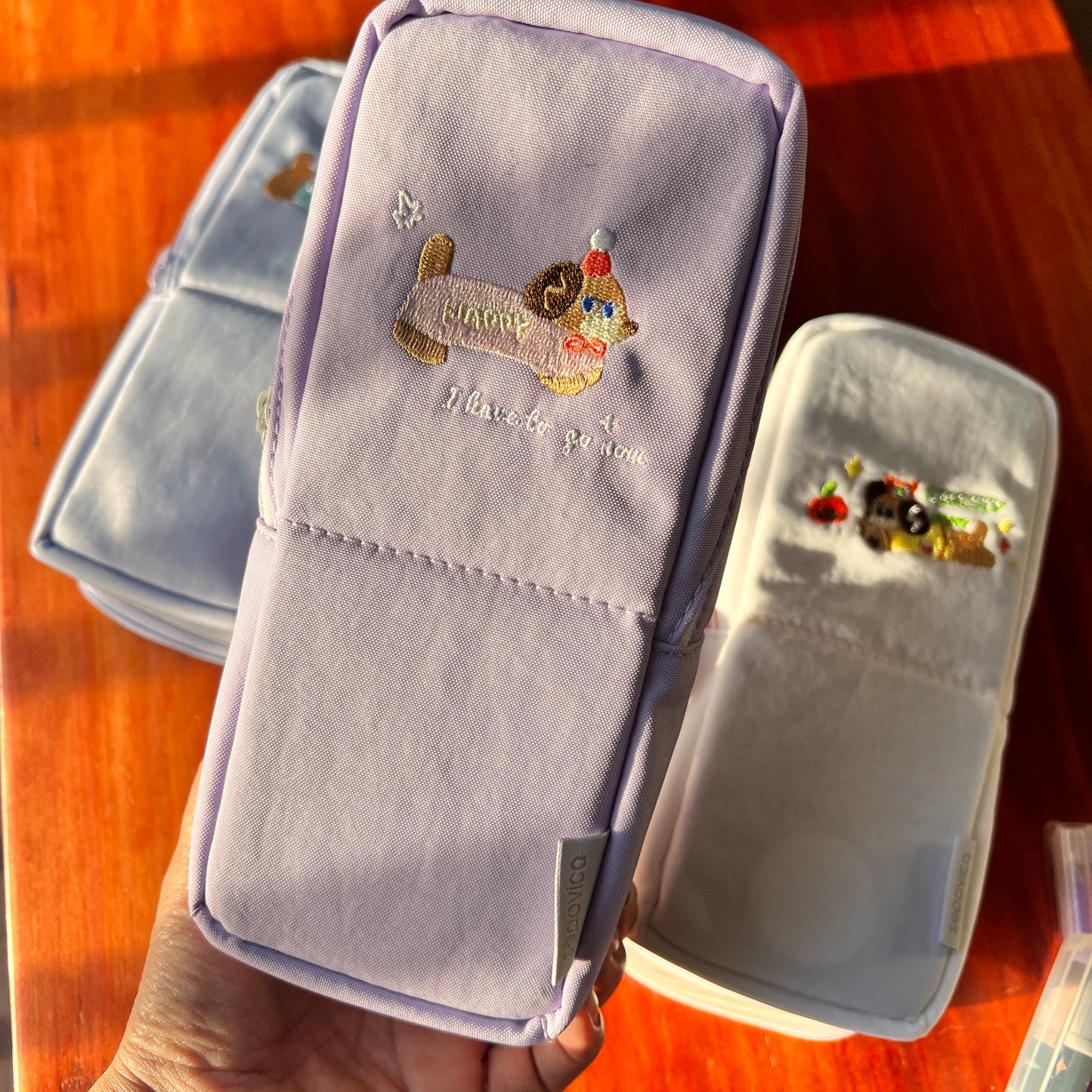 Estuche / cartuchera perrito salchicha