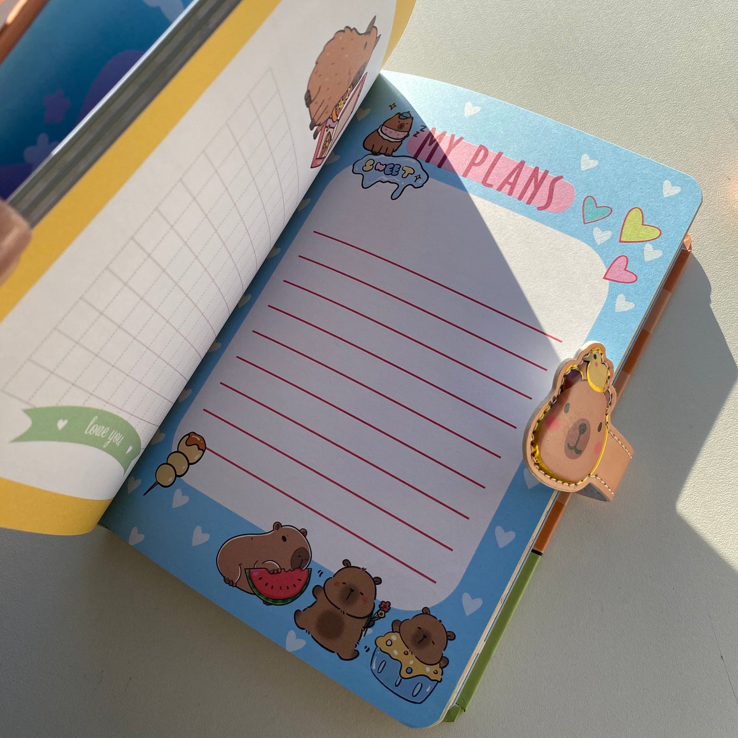 Libreta Capibara pasta dura aleatorio