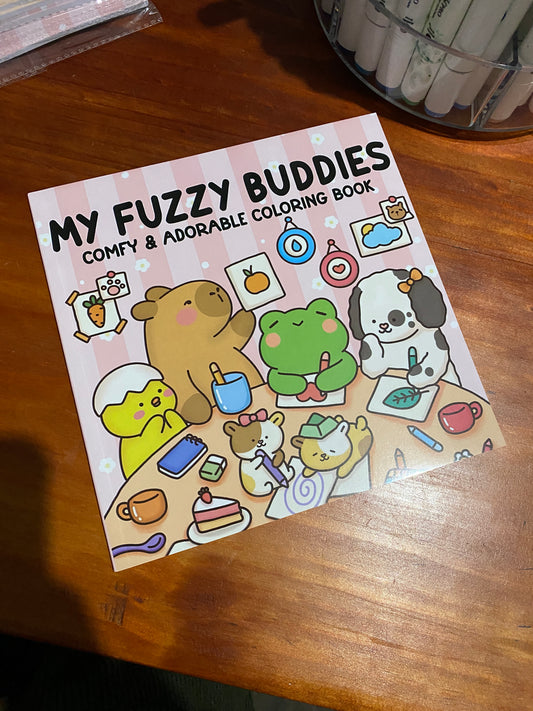 Libro para colorear- My Fuzzy Buddies
