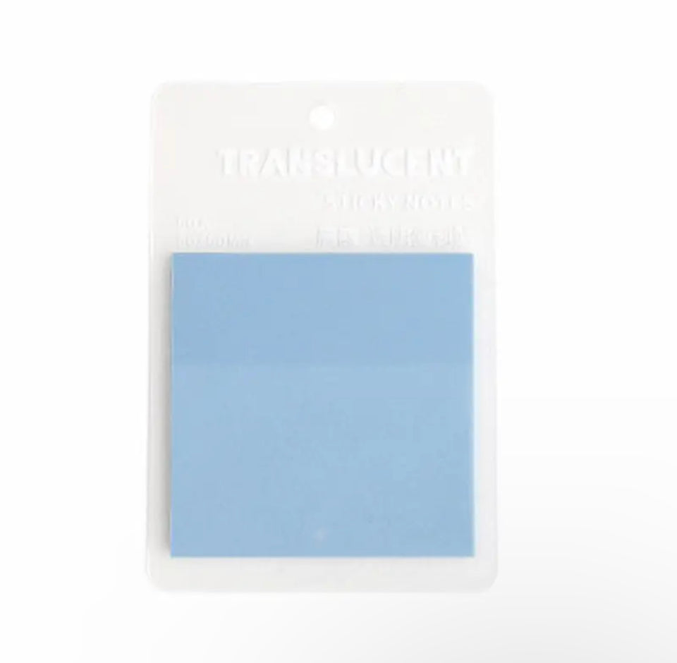 Sticky clear note mini pastel