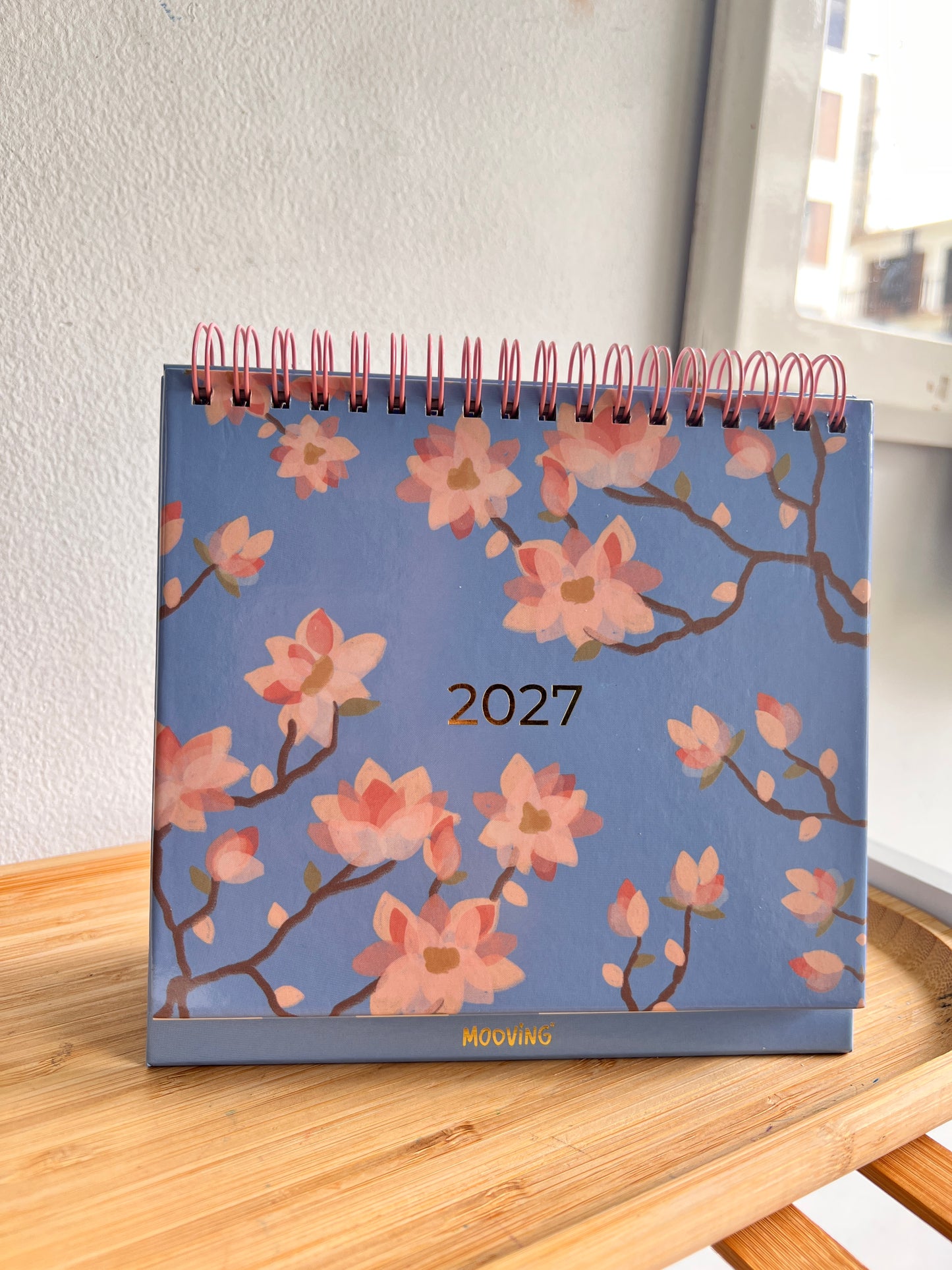 Calendario para escritorio cerezo 2027