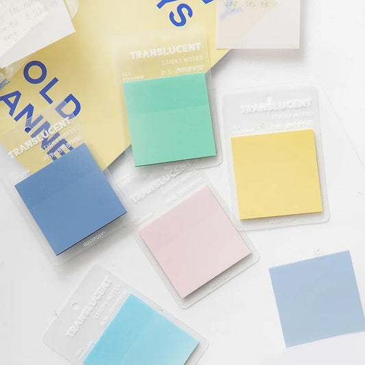 Sticky clear note mini pastel