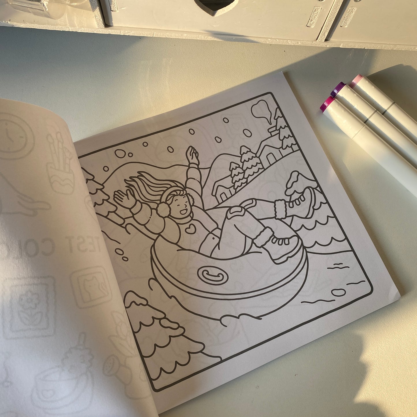 Libro para colorear- Cozy Girl & Friends