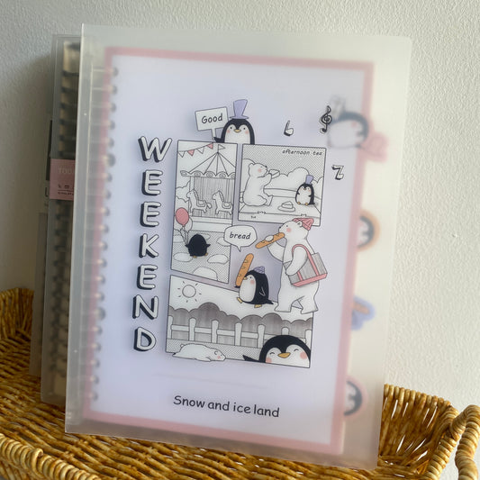 Binder Notebook A5 pingüino