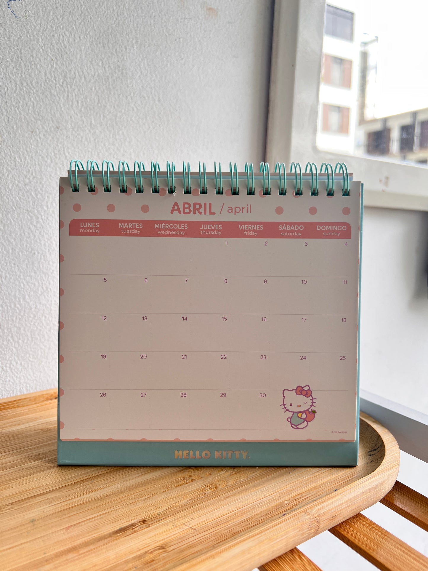 Calendario para escritorio Hello Kitty 2027