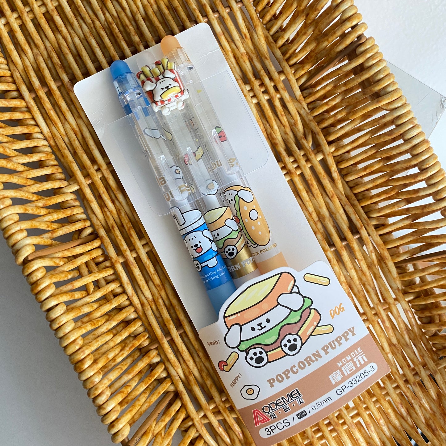 Lapicero borrable puppy set