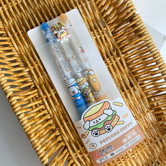 Lapicero borrable puppy set